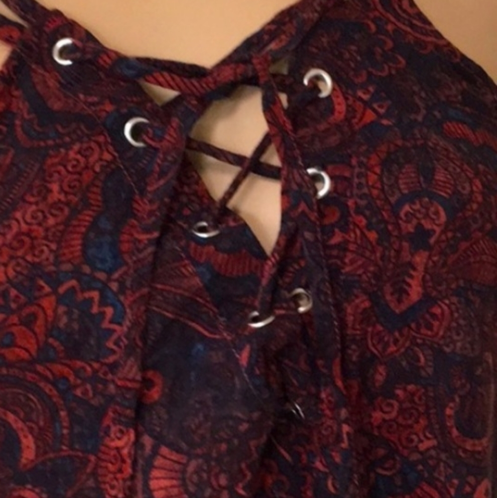 Adam Levine Collection Paisley mini dress